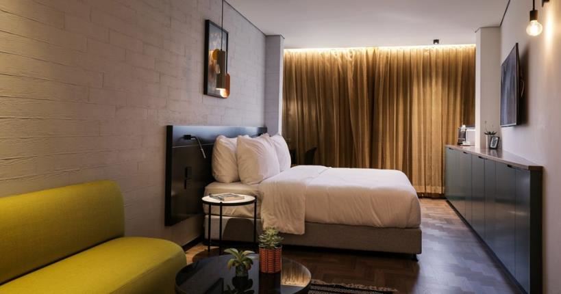 Room's bed - Muse Hotel Tel Aviv